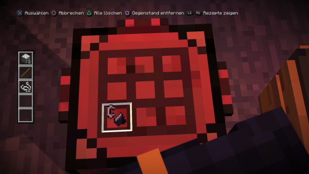 Auf der Werkbank lassen sich nach Rezept neue Gegenst&auml;nde f&uuml;r das Inventar herstellen. (Screenshot: Golem.de)